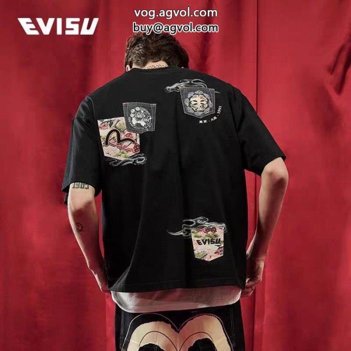 着こなし自在SS23オシャレブランド 品 コピーエヴィス半袖Tシャツ_0_0