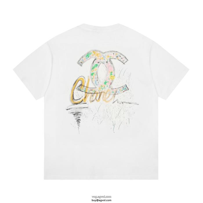 2024トレンド感満載なアイテムきれいめ派に上質偽物 ブランド 販売半袖TシャツCH_0_2