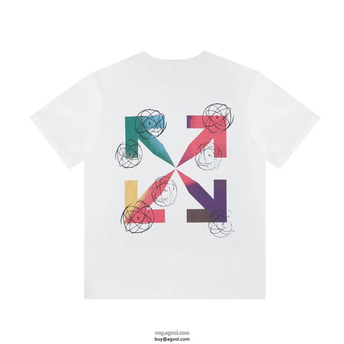 Off-White偽 ブランド 購入根強い人気定番商品洗練された印象半袖Tシャツ_0_3