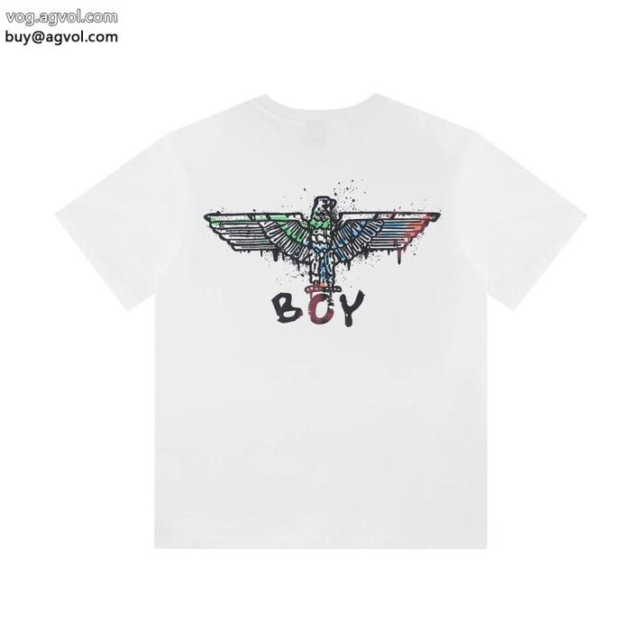 スーパー コピー ブランドBOY LONDONオーバーサイズ売切必至半袖Tシャツ_0_1