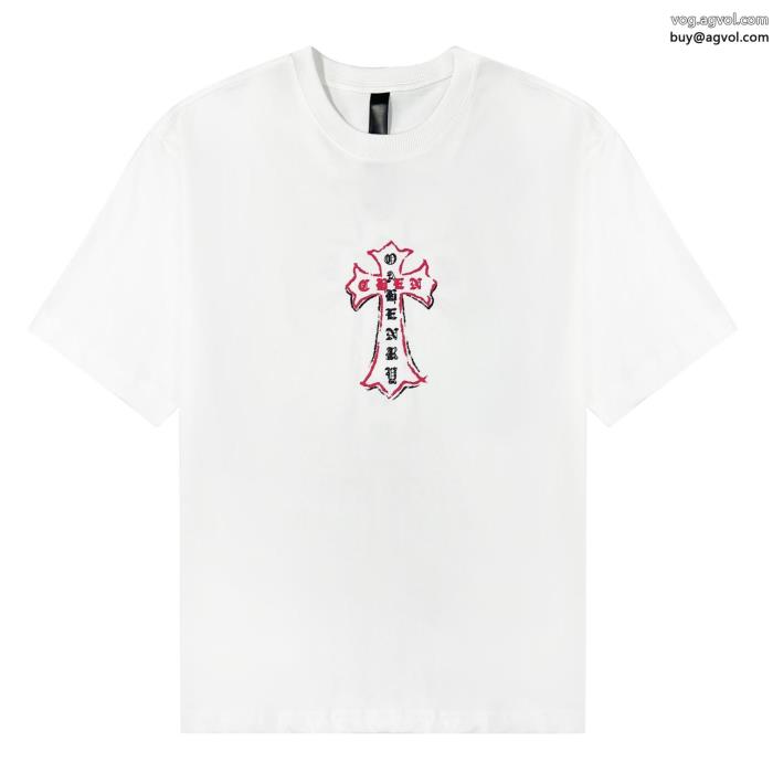 クロムハーツ激安 ブランド今年流大人っぽさ今流行半袖Tシャツ_0_0