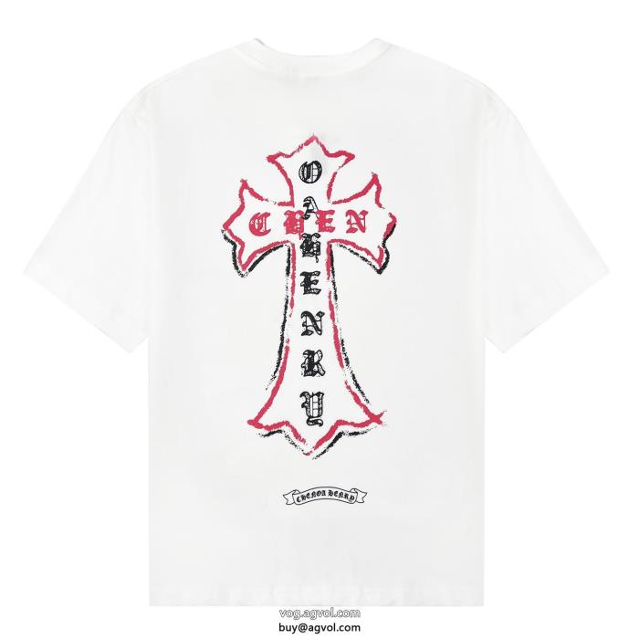 クロムハーツ激安 ブランド今年流大人っぽさ今流行半袖Tシャツ_0_2