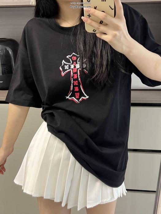 クロムハーツ激安 ブランド今年流大人っぽさ今流行半袖Tシャツ_0_3