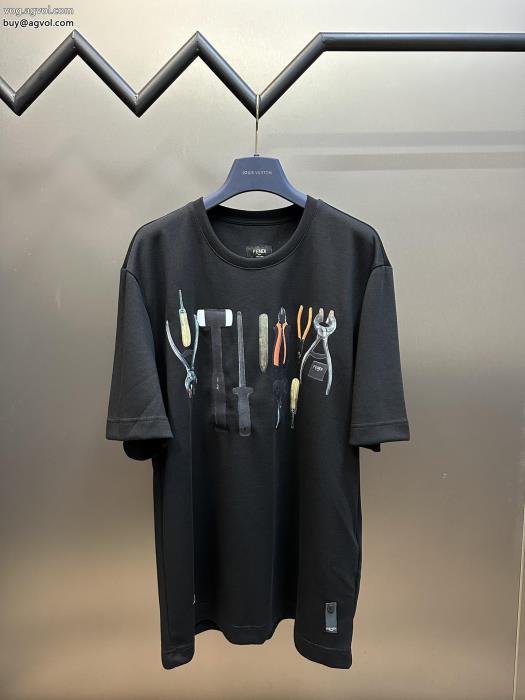 快適な着心地大絶賛半袖Tシャツブランド コピー 着払いFENDI_0_1