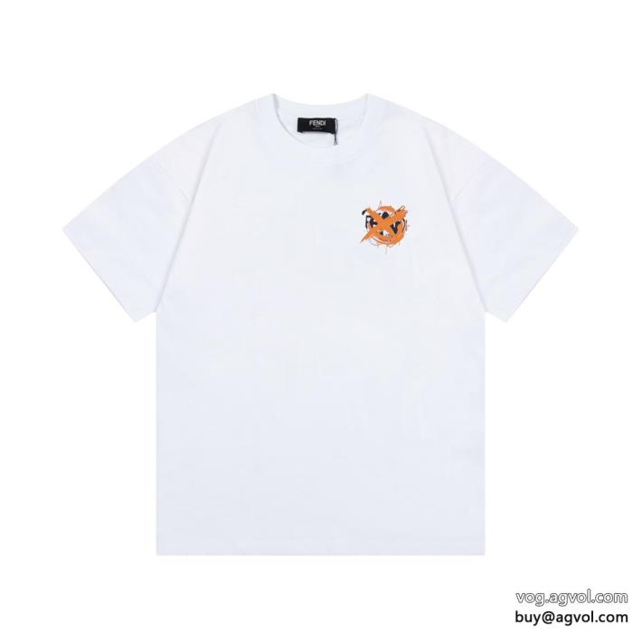 半袖Tシャツフェンディ大変お買得北欧ブランドブランド フェイク_0_3
