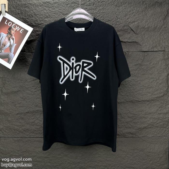 ブランド コピー 販売 風合いが魅力心惹かれるスタイルDIOR半袖Tシャツ_0_0