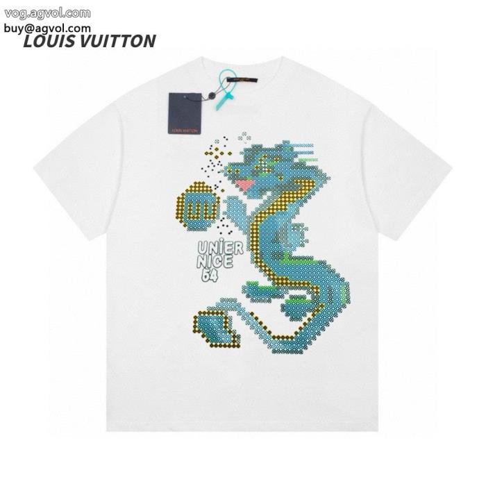 ルイ ヴィトン最新で完売確実華やかな印象半袖Tシャツブランド コピー 品_0_0