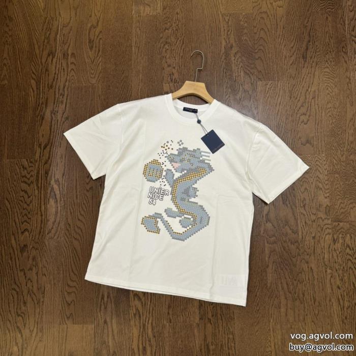 ルイ ヴィトン最新で完売確実華やかな印象半袖Tシャツブランド コピー 品_0_3