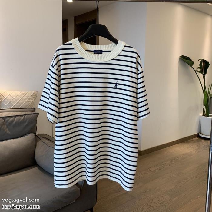 ポロ ラルフローレン韓国ファッション洗練されたおしゃれ感を持つ偽物 通販 半袖Tシャツ_0_0
