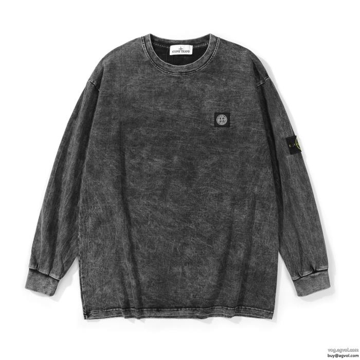 ブランド 品 激安 通販長袖Tシャツ透け感優しい風合いが魅力Stone Island_0_0