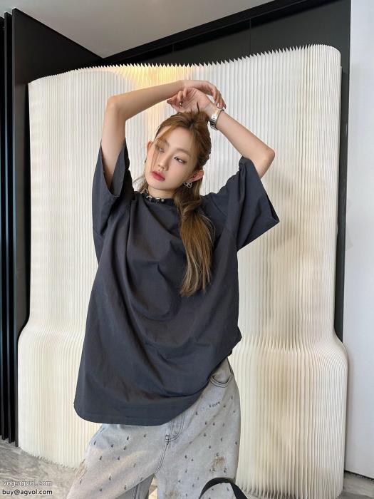 激安 通販 専門バレンシアガカジュアルなスタイル雑誌掲載半袖Tシャツ_0_1