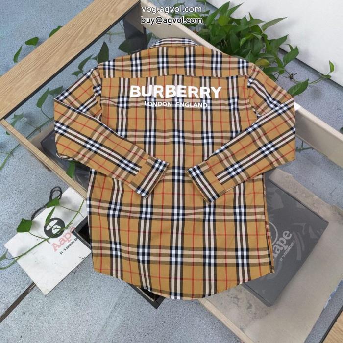 BURBERRY今季のベスト新作好印象123%長袖シャツブランド スーパー コピー 優良_0_1