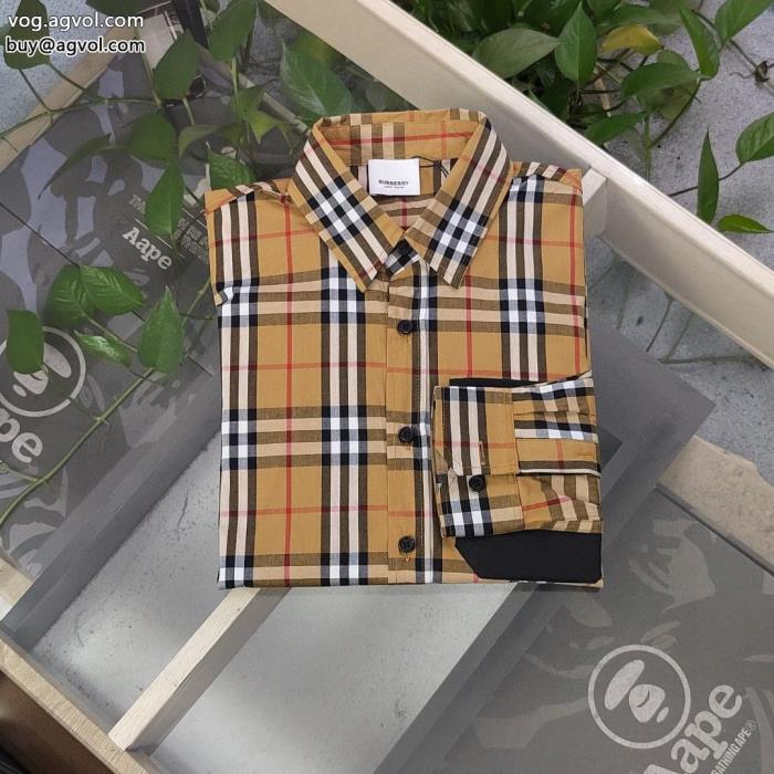 BURBERRY今季のベスト新作好印象123%長袖シャツブランド スーパー コピー 優良_0_3