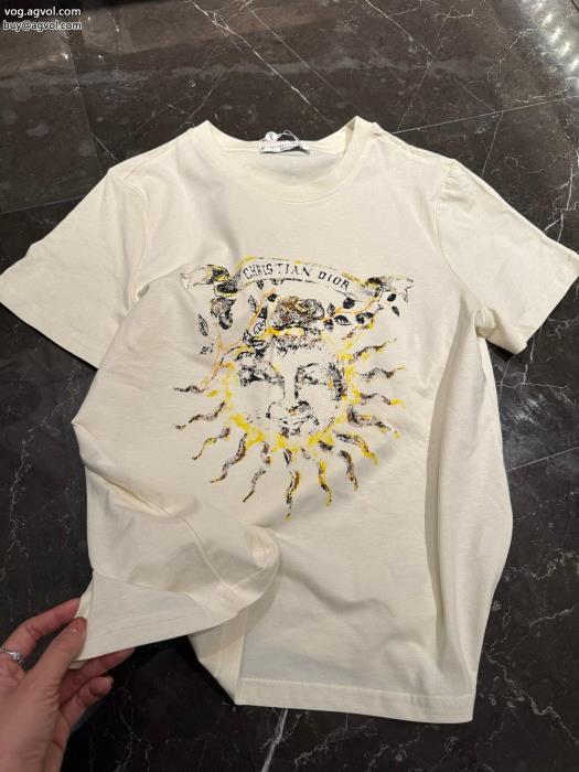 半袖Tシャツブランド コピー ショップディオール柔らかな着心地完売間近_0_1