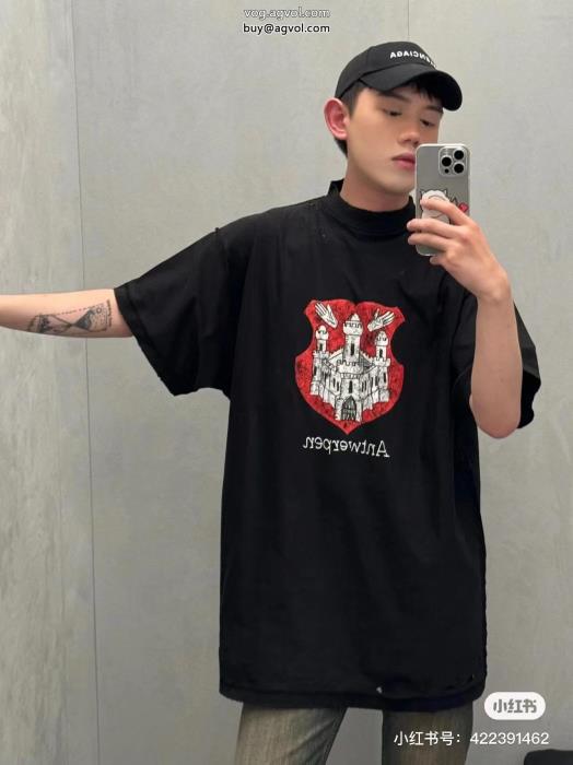 半袖Tシャツ今季は色を使った注目新品お洒落上級者偽物 ブランド 激安balenciaga_0_0