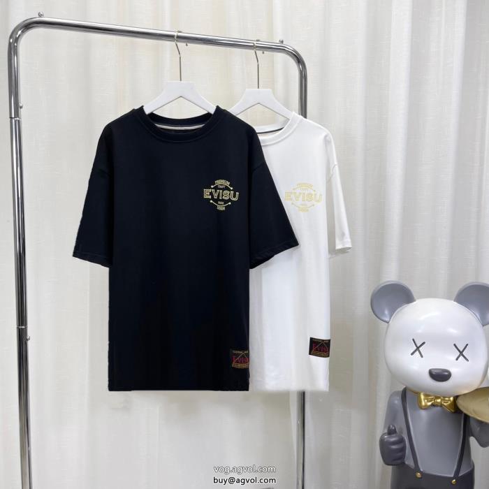 ブランド 激安 雑誌掲載今年らしい着こなしEVISU半袖Tシャツ_0_1