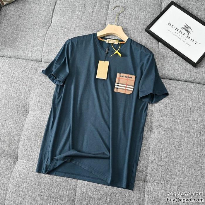 バーバリースーパー コピー  トレンドを追求した新作視線を集めて半袖Tシャツ_0_0
