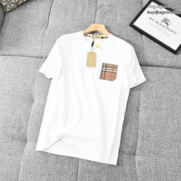 バーバリースーパー コピー  トレンドを追求した新作視線を集めて半袖Tシャツ_0_3
