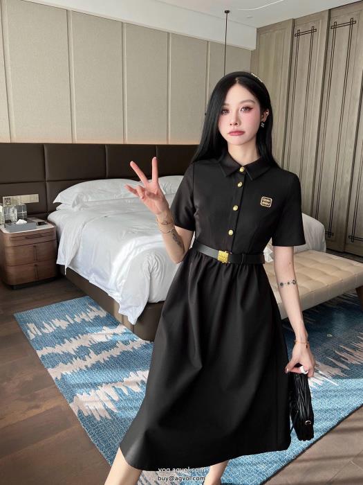ブランド フェイクワンピース新作日本未入荷オフィスファッションMIUMIU_0_2