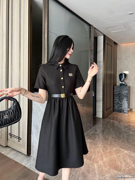 ブランド フェイクワンピース新作日本未入荷オフィスファッションMIUMIU_0_3