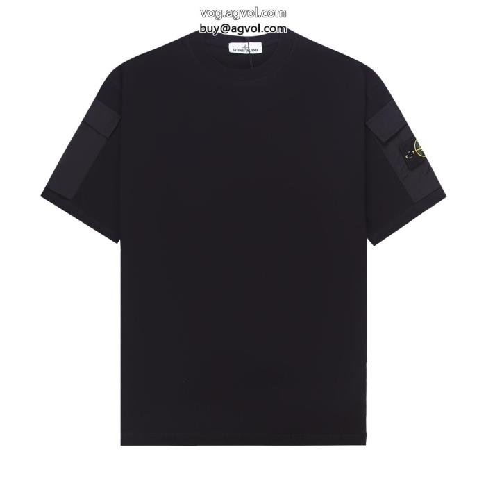 Stone Island新作夏の優秀アイテム高級感あるスタイル半袖Tシャツ激安 ブランド_0_0