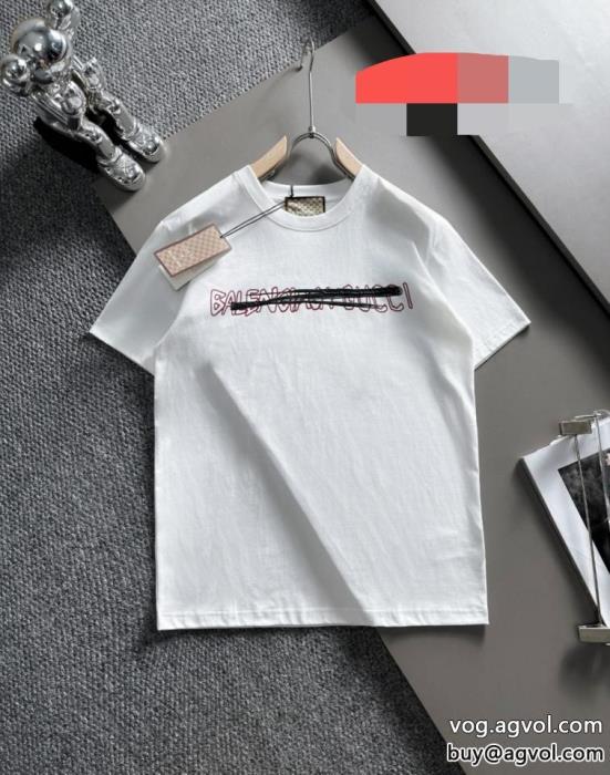 ブームは再熱中今季のトレンド人気新作ブランド 偽物 激安半袖Tシャツbalenciaga_0_3
