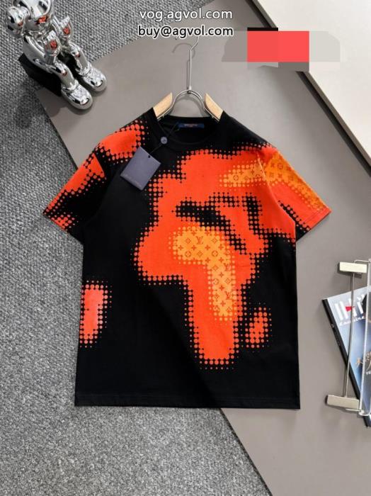 偽 ブランド 販売LOUIS VUITTON2024限定新作最前線2024半袖Tシャツ_0_2