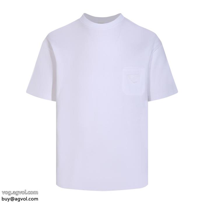 半袖TシャツPRADA柔らかい雰囲気にまとめて日本未上陸のブランド偽物 ブランド 激安_0_0