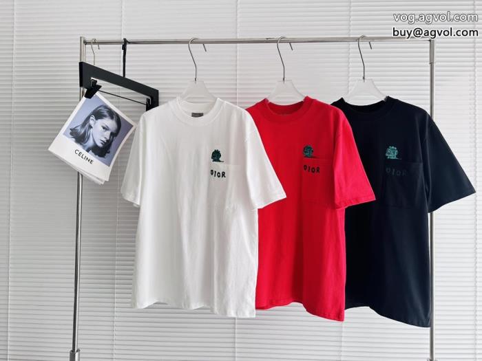 最新話題沸騰中柔らかい色調ブランド コピー s 級DIOR半袖Tシャツ_0_0