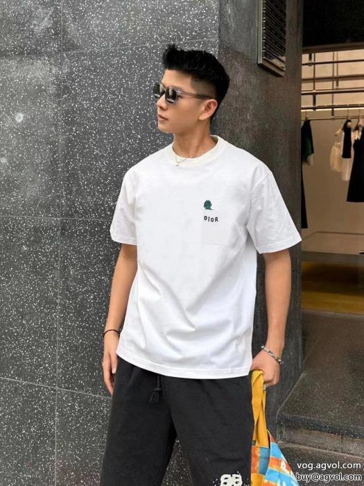 最新話題沸騰中柔らかい色調ブランド コピー s 級DIOR半袖Tシャツ_0_1