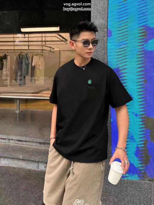 最新話題沸騰中柔らかい色調ブランド コピー s 級DIOR半袖Tシャツ_0_2