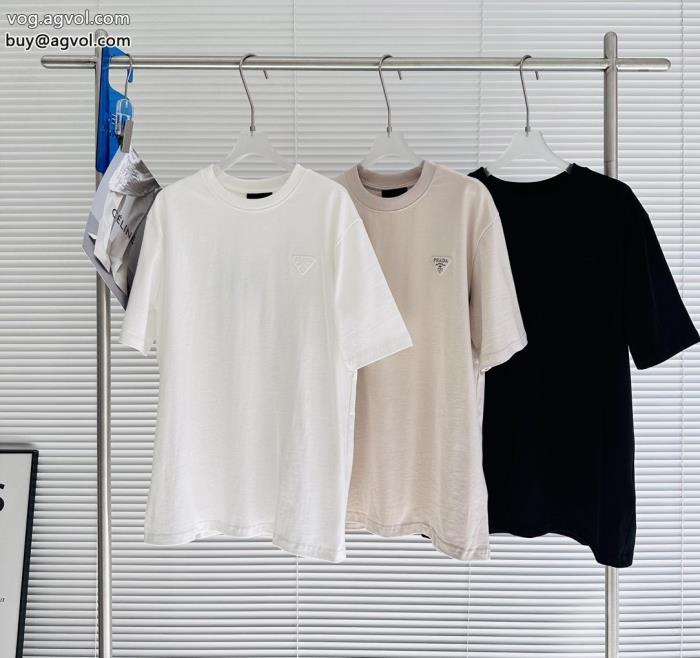 高い品質を誇る洗練された印象PRADA半袖Tシャツブランド コピー 激安_0_1