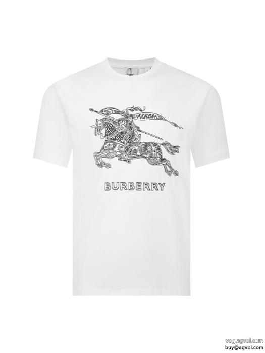 贅沢な逸品2024ファッションブランド 品 スーパー コピーBURBERRY半袖Tシャツ_0_1