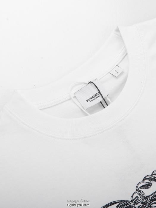 贅沢な逸品2024ファッションブランド 品 スーパー コピーBURBERRY半袖Tシャツ_0_2