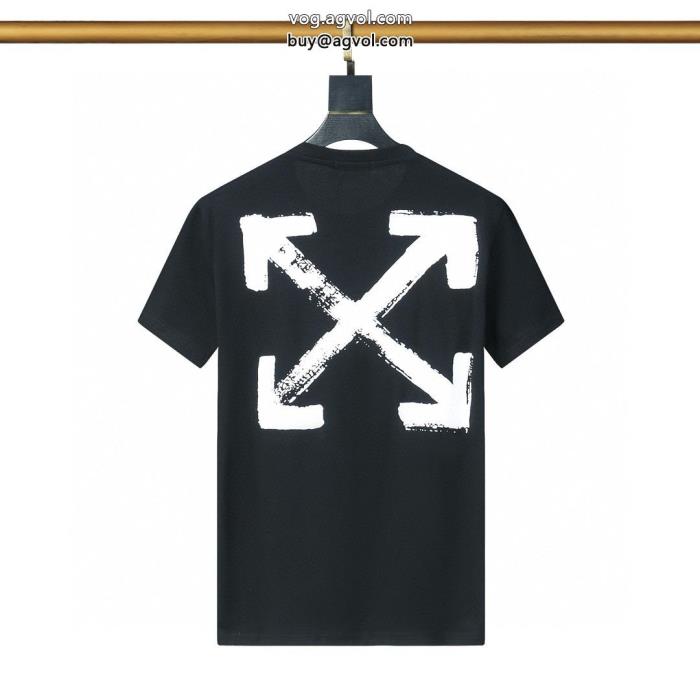 オフィスファッション爽やかさOff-Whiteブランド 偽物 激安半袖Tシャツ_0_1
