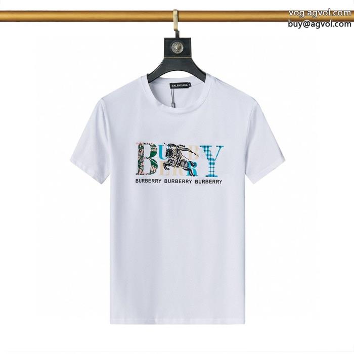 BURBERRYコピー ブランド 販売ロゴが素敵お勧め使える未入荷ブランド半袖Tシャツ_0_2