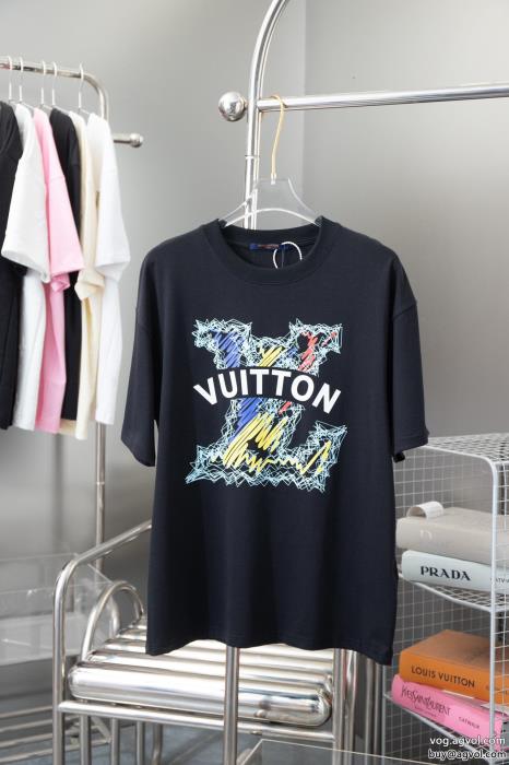 半袖TシャツLOUIS VUITTONブランド 通販欲しい可愛く新鮮即完売_0_2