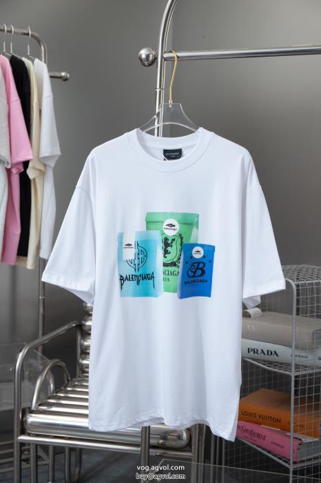 絶妙な抜け感可愛い完売確実  大人気半袖Tシャツブランド レプリカバレンシアガ_0_3