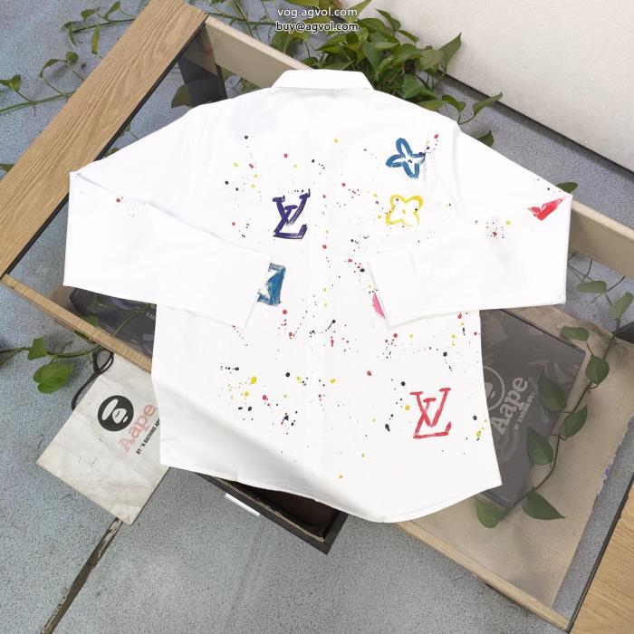 長袖シャツLOUIS VUITTONトレンドを追求した新作最新で完売確実コピー 商品 通販_0_1