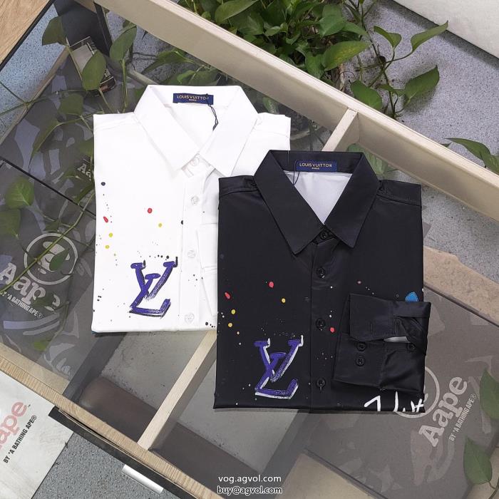 長袖シャツLOUIS VUITTONトレンドを追求した新作最新で完売確実コピー 商品 通販_0_3