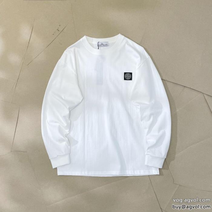 海外直送今や定番アイテム好評品ブランド コピーストーンアイランド長袖Tシャツ_0_1