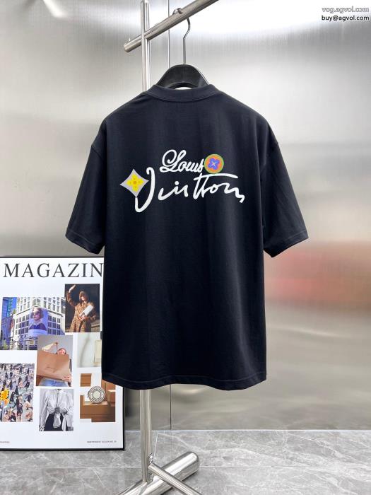ルイ ヴィトンブランド 通販半袖Tシャツ適度な光沢感があり必見素敵お上品_0_0