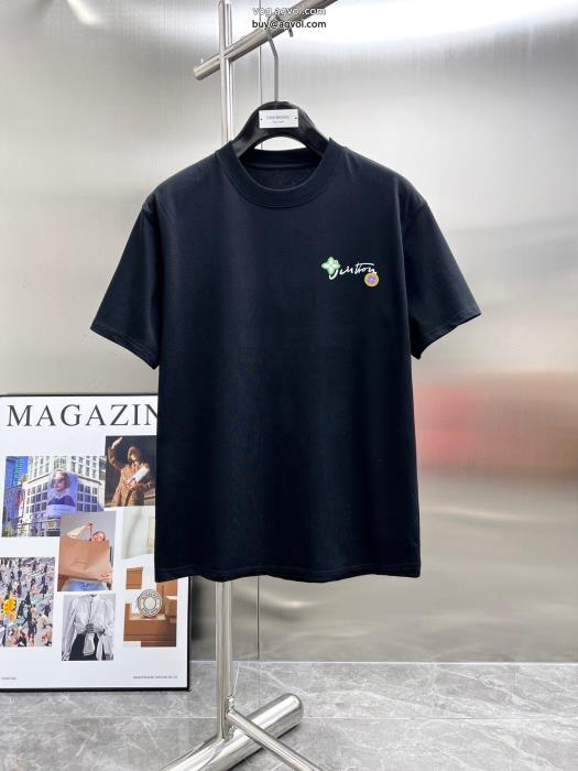 ルイ ヴィトンブランド 通販半袖Tシャツ適度な光沢感があり必見素敵お上品_0_3