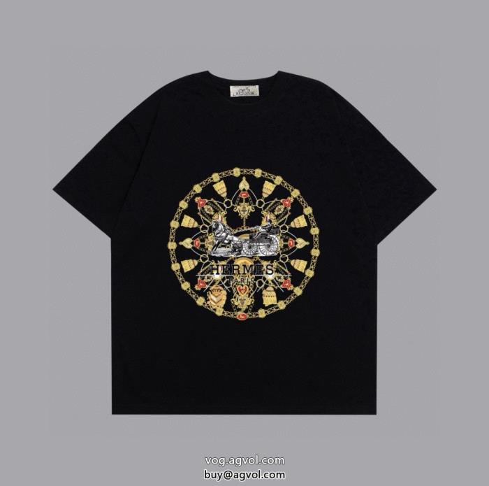 すごく稀少カラー2024SS大人OKスーパー コピー ブランド 通販HERMES半袖Tシャツ_0_0