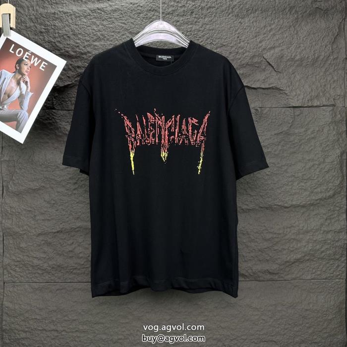 夏限定23AWの最新アイテム半袖Tシャツバレンシアガ激安 ブランド_0_1