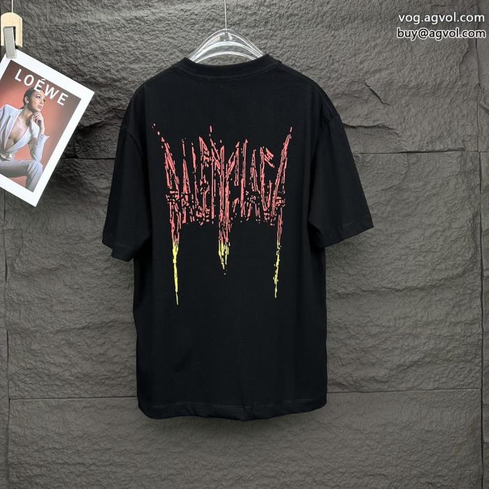 夏限定23AWの最新アイテム半袖Tシャツバレンシアガ激安 ブランド_0_2