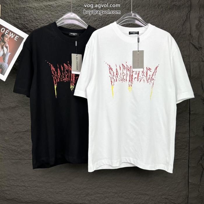 夏限定23AWの最新アイテム半袖Tシャツバレンシアガ激安 ブランド_0_3