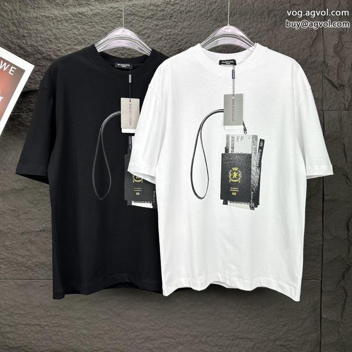 バレンシアガ2024の流行りトップスアイドル着用コピー ブランド半袖Tシャツ_0_3