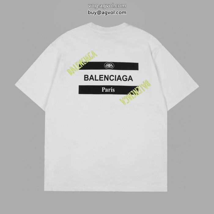 232024の大人コーデ洗練された魅力が光るbalenciaga偽物 ブランド半袖Tシャツ_0_3