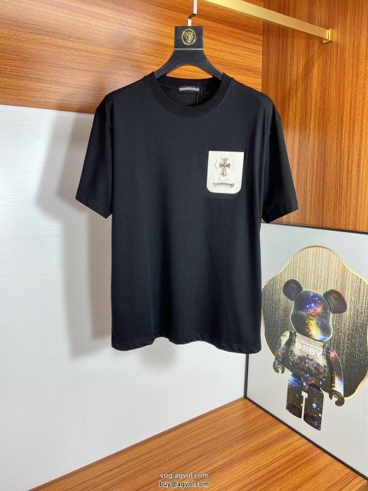 通販 ブランド半袖Tシャツ大人の雰囲気たっぷり優しい肌触りCHROME HEARTS_0_2